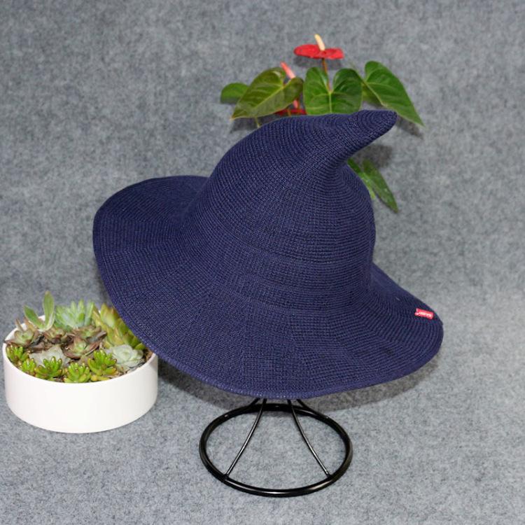 BUTTERMERE Women Witch Hat Knitting Bucket Hat Korean Ladies Wizard Hat Wide Brim Female Fishing Hat Khaki Black Ray Pink Beige One Size темно-синього кольору
BUTTERMERE Women Witch Hat Knitting Bucket Hat Korean Ladies Wizard Hat Wide Brim Female Fishing Hat Khaki Black Ray Pink Beige One Size темно-синього кольору