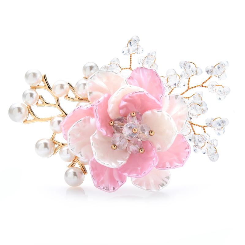 Wuli&baby Handmade Crystal Flower Brooches For Women Designer 3-color Pearl New Beauty Flower Party Office Brooch Pins Gifts
Wuli&baby Handmade Crystal Flower Brooches For Women Designer 3-color Pearl New Beauty Flower Party Office Brooch Pins Gifts