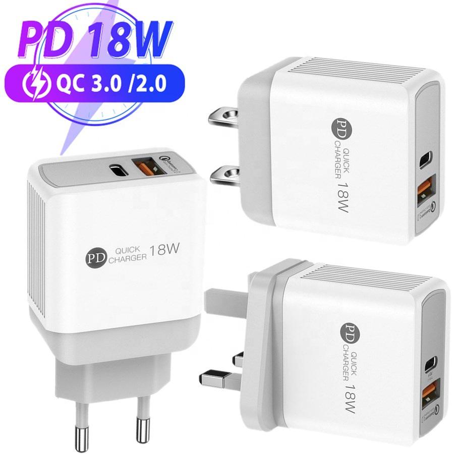Type-C PD18W QC3.0 Fast Charging Travel Charger US Standard чорний
Type-C PD18W QC3.0 Fast Charging Travel Charger US Standard чорний