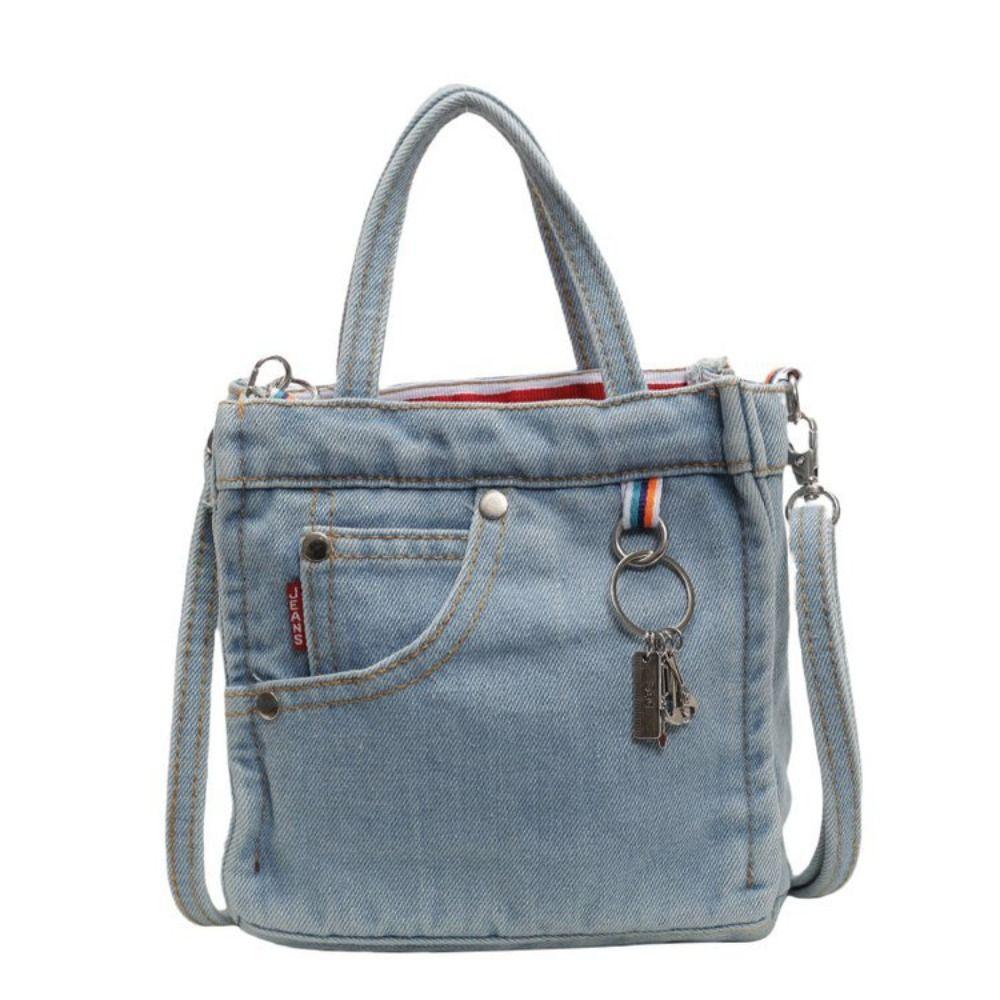 Large Capacity Canvas Tote Bag Simple Cloth Crossbody Bag Trendy Denim Bag Boys темно-синього кольору
Large Capacity Canvas Tote Bag Simple Cloth Crossbody Bag Trendy Denim Bag Boys темно-синього кольору