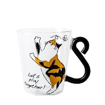 250ml Creative Cat Glass Coffee Milk Tea Juice Water Mug Cup With Handle Home Kitchen Office Drinkware Tumbler Gift Barware 250ml помаранчевий
250ml Creative Cat Glass Coffee Milk Tea Juice Water Mug Cup With Handle Home Kitchen Office Drinkware Tumbler Gift Barware 250ml помаранчевий