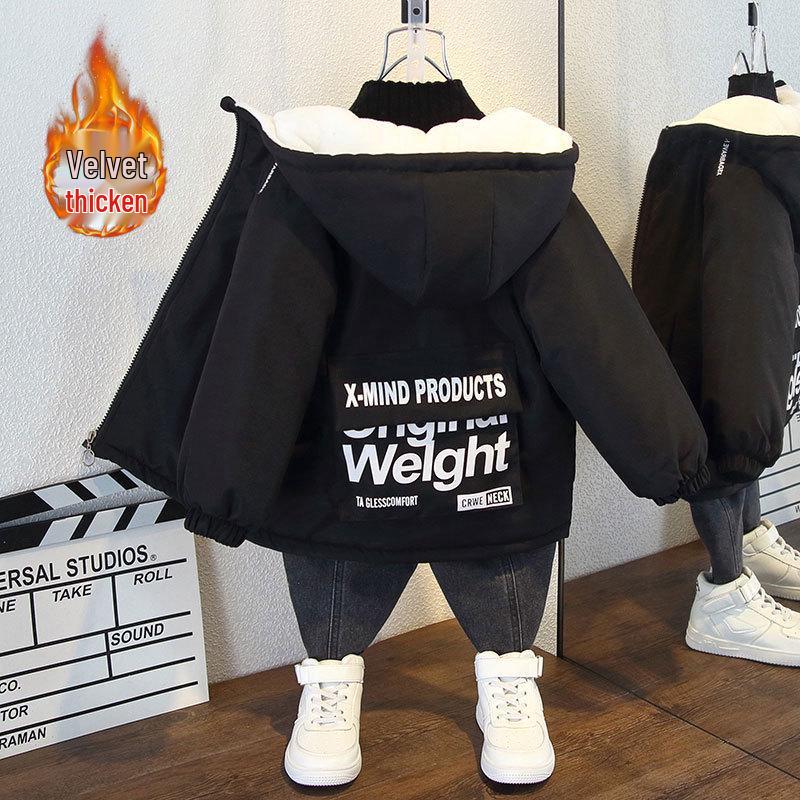 Модная куртка для мальчиков с флисовой подкладкой - Осень/Зима 2025, уличный стиль, утолщенная хлопковая набивка 130
Модная куртка для мальчиков с флисовой подкладкой - Осень/Зима 2025, уличный стиль, утолщенная хлопковая набивка 130