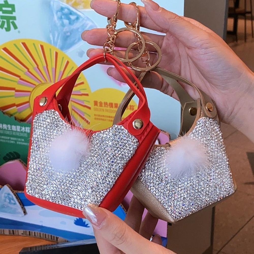 Hairball Leather Coin Bag Lipstick Bag Mini Handbag Keychain Mini Luxury Headphone Bag Women/Lady світло-синій колір
Hairball Leather Coin Bag Lipstick Bag Mini Handbag Keychain Mini Luxury Headphone Bag Women/Lady світло-синій колір