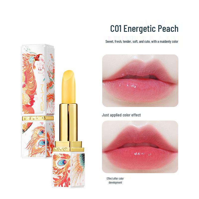 Бальзам для губ Meiyan Tang, меняющий цвет от температуры - Увлажняющий, Нелипкий, Водостойкий, в китайском стиле, Энергичный персиковый оттенок для осени и зимы. 3.8g
Бальзам для губ Meiyan Tang, меняющий цвет от температуры - Увлажняющий, Нелипкий, Водостойкий, в китайском стиле, Энергичный персиковый оттенок для осени и зимы. 3.8g