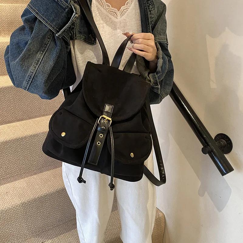 Vintage Faux suede Women Backpack Small Designer Female Backbags Ladies High Quality Shoulder Bag for Girls bagpack bolsas чёрный
Vintage Faux suede Women Backpack Small Designer Female Backbags Ladies High Quality Shoulder Bag for Girls bagpack bolsas чёрный