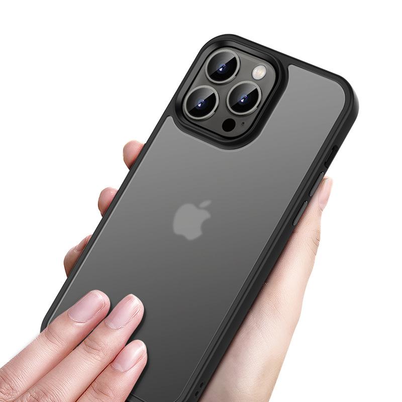 For iPhone 14 Pro 6.1 inch Anti-fall Matte Anti-stains TPU+PC Phone Case Light Slim Lens Protection Back Cover Black
For iPhone 14 Pro 6.1 inch Anti-fall Matte Anti-stains TPU+PC Phone Case Light Slim Lens Protection Back Cover Black