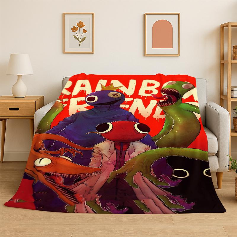 3D R-Rainbows Friends Cartoon Game Flannel Blanket Soft Warm Throw Blanket for Bedroom Living Room Bed Travel Camping Picnic 75x90cm
3D R-Rainbows Friends Cartoon Game Flannel Blanket Soft Warm Throw Blanket for Bedroom Living Room Bed Travel Camping Picnic 75x90cm