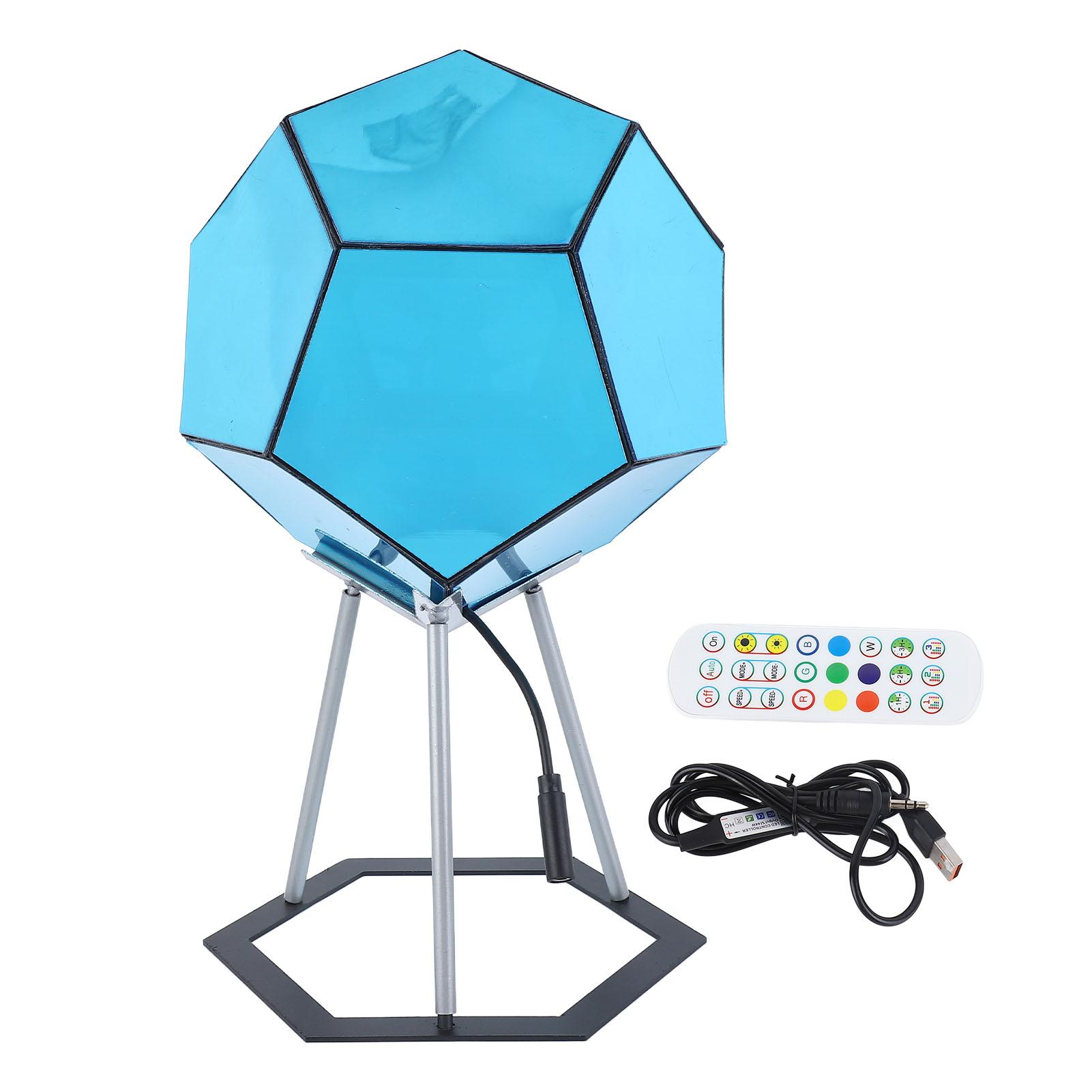 Dodecahedron Gaming Light Cool RGBW LED Table Lamp 7 Colors 3D Night Lamp with Stand Remote Control
Dodecahedron Gaming Light Cool RGBW LED Table Lamp 7 Colors 3D Night Lamp with Stand Remote Control