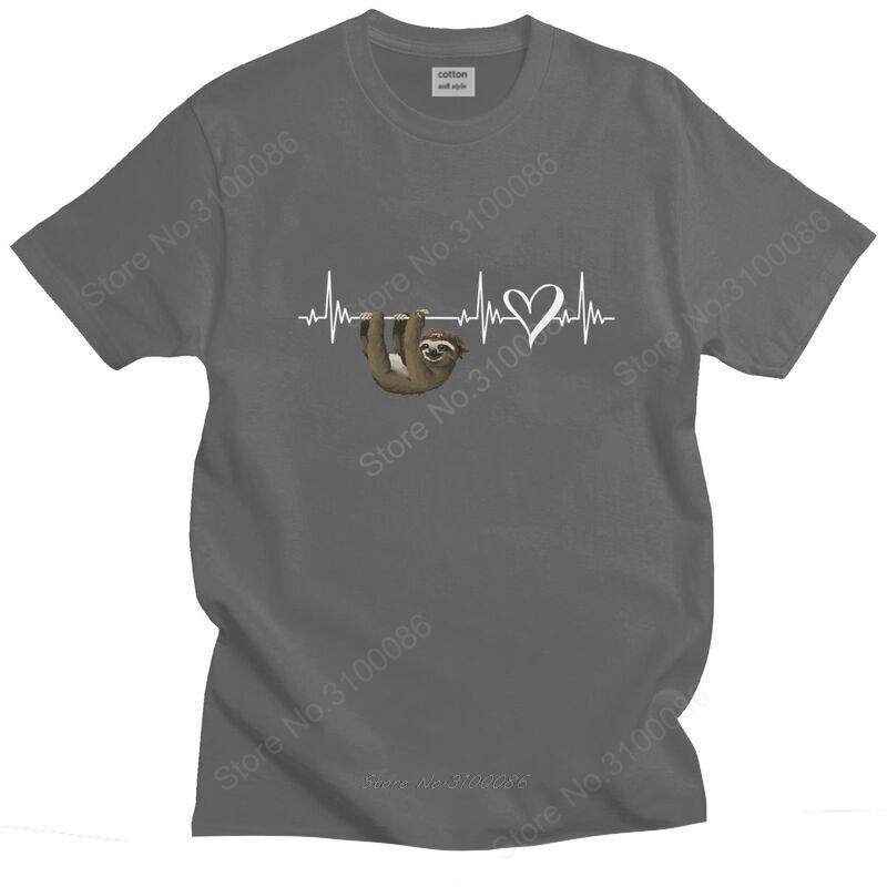 Mens Sloth Heartbeat T Shirt Short Sleeves Cotton Tshirt Handsome Tshirt Summer Funny Animal Tees Slim Fit Apparel S
Mens Sloth Heartbeat T Shirt Short Sleeves Cotton Tshirt Handsome Tshirt Summer Funny Animal Tees Slim Fit Apparel S