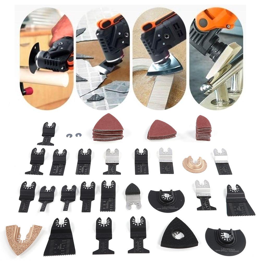 100 шт. Универсальные колебательные пильные полотна из высокоуглеродистой стали, режущий инструмент для дерева, пластика, ПВХ
100 шт. Универсальные колебательные пильные полотна из высокоуглеродистой стали, режущий инструмент для дерева, пластика, ПВХ