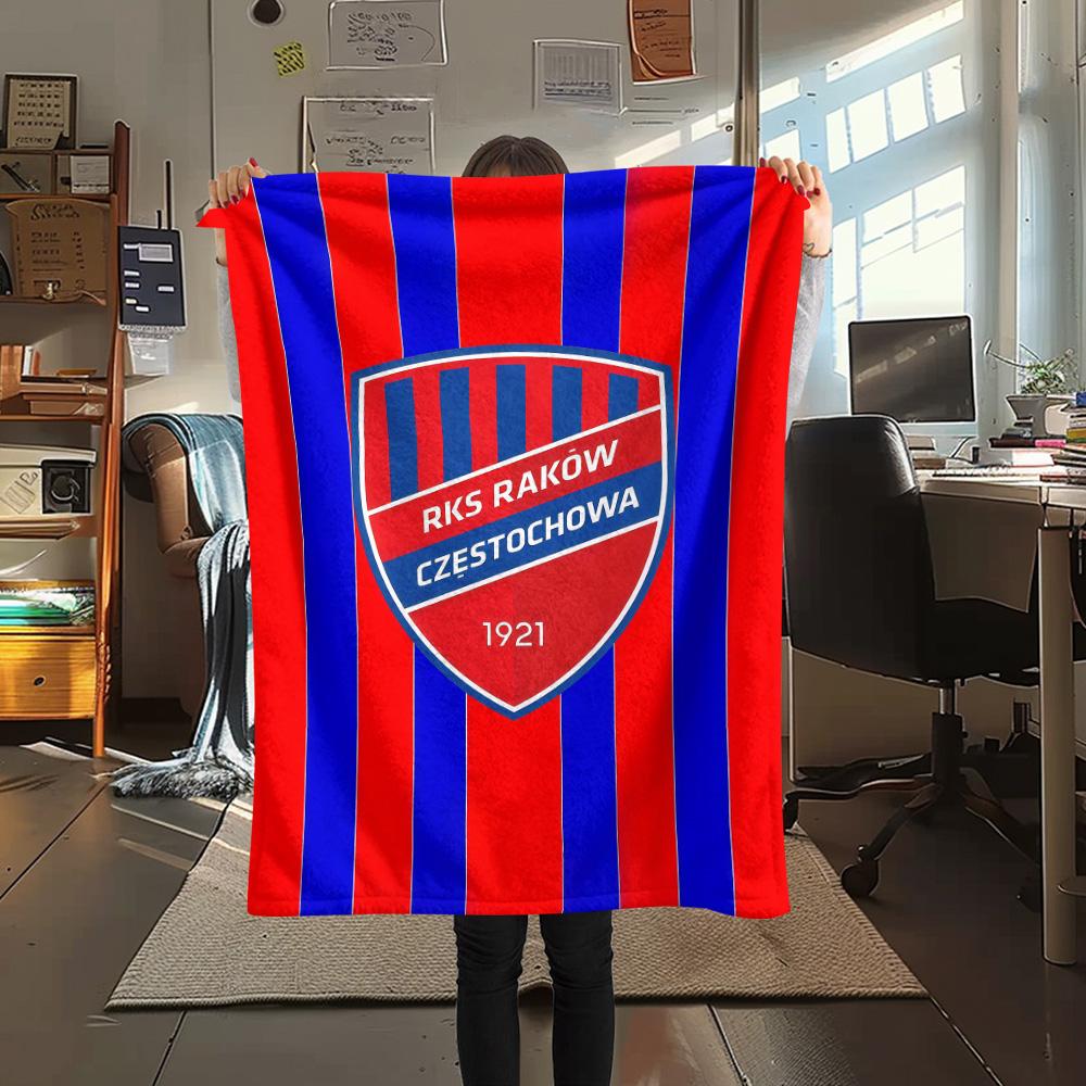 1Pc Raków Częstochowa Print Flannel Blanket High Quality Warm Comfortable Cover for All Seasons Perfect for Gifts Home Decor 80cm x 120cm
1Pc Raków Częstochowa Print Flannel Blanket High Quality Warm Comfortable Cover for All Seasons Perfect for Gifts Home Decor 80cm x 120cm