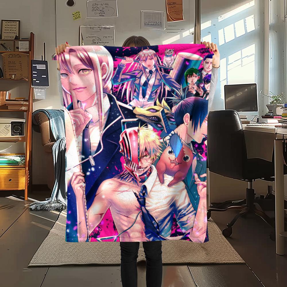 1Pc Chainsaw Man Print Flannel Blanket, High quality Comfortable for All Seasons, Home Decor, Warmth and Comfort, Perfect for Christmas Gifts 80cm x 120cm
1Pc Chainsaw Man Print Flannel Blanket, High quality Comfortable for All Seasons, Home Decor, Warmth and Comfort, Perfect for Christmas Gifts 80cm x 120cm