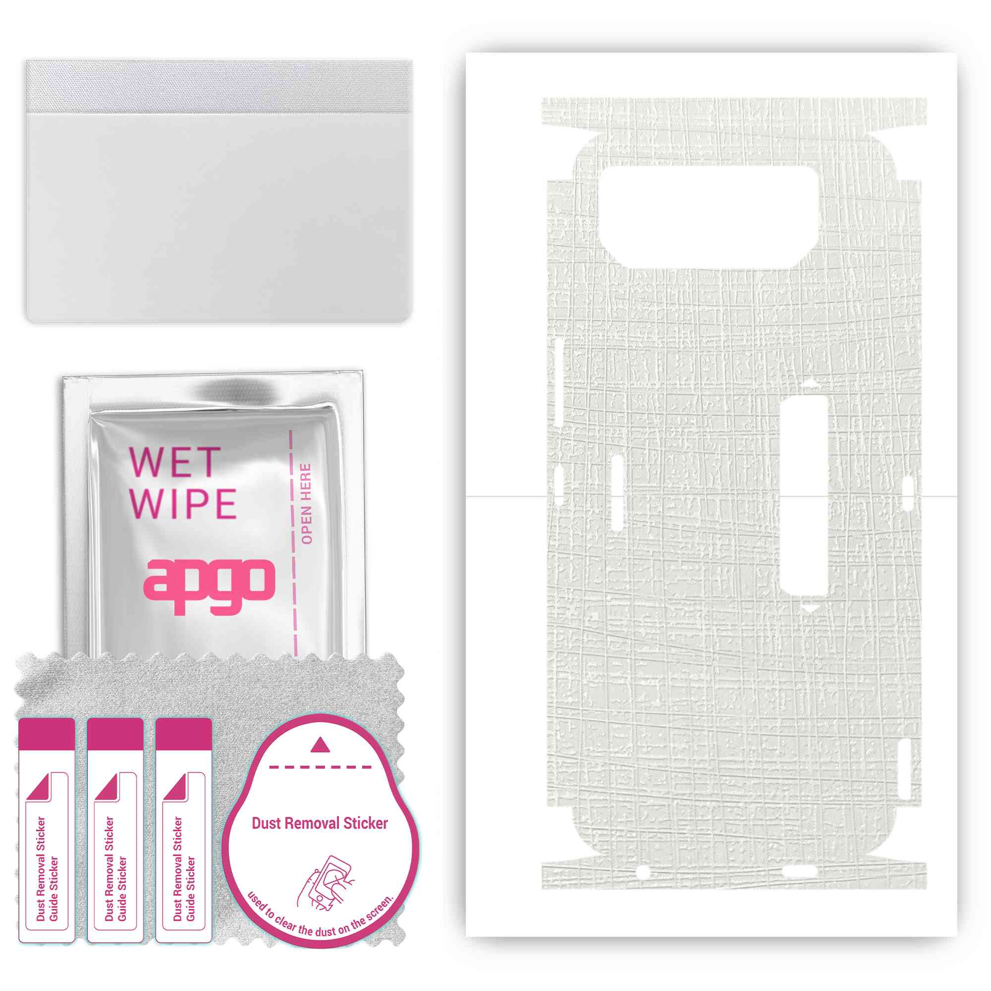 apgo Protective Skin Sticker for the back+sides compatible with Asus ROG Phone 6, Full Wrap Film, Foil, Vinyl - Pattern White Fabric
apgo Protective Skin Sticker for the back+sides compatible with Asus ROG Phone 6, Full Wrap Film, Foil, Vinyl - Pattern White Fabric