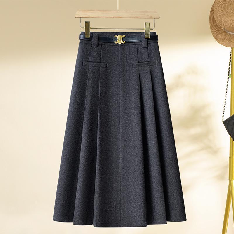 Юбка миди с высокой талией из шерстяной смеси для миниатюрных женщин - Осень/Зима 2024 M
Юбка миди с высокой талией из шерстяной смеси для миниатюрных женщин - Осень/Зима 2024 M