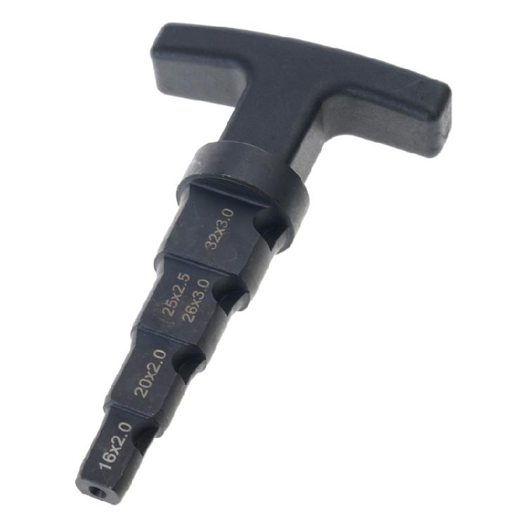 Internal Chamfering Tool Multi-Layer Calibration Reamer 4 In 1 Ratcheting Rotation for 16-32mm Pipe Deburring Tool 1
Internal Chamfering Tool Multi-Layer Calibration Reamer 4 In 1 Ratcheting Rotation for 16-32mm Pipe Deburring Tool 1