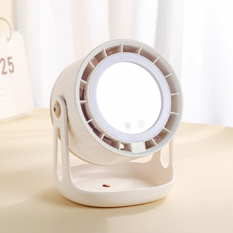 USB Rechargeable LED Desktop Mirror Fan with Digital Display for Dorms and Offices 168x138x198mm
USB Rechargeable LED Desktop Mirror Fan with Digital Display for Dorms and Offices 168x138x198mm