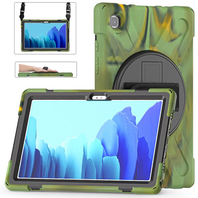 Armor Stand Case For Samsung Galaxy Tab A7 10.4 2022 2020 SM-T509 T500 T505 T507 Rotatable Hybrid Cover With Hand,Shoulder Strap A7 10.4 2022 SM-T509 камуфляжний
Armor Stand Case For Samsung Galaxy Tab A7 10.4 2022 2020 SM-T509 T500 T505 T507 Rotatable Hybrid Cover With Hand,Shoulder Strap A7 10.4 2022 SM-T509 камуфляжний