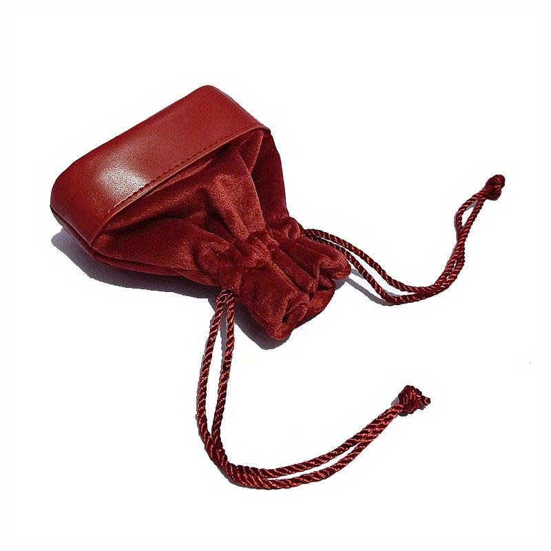 1pc Portable Band Mouth Jewelry Bag, Ring Earring Jewelry Storage Bag, Velvet Leather Spliced Jewelry and Stationery Bag. Red
1pc Portable Band Mouth Jewelry Bag, Ring Earring Jewelry Storage Bag, Velvet Leather Spliced Jewelry and Stationery Bag. Red