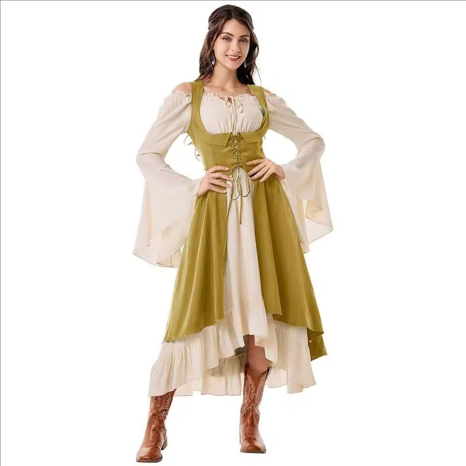 Womens Vintage Cosplay Party Costumes Halloween Pirate Costume Captain Huntress Clubwear Corset Dresses Renaissance GothicLong XXL
Womens Vintage Cosplay Party Costumes Halloween Pirate Costume Captain Huntress Clubwear Corset Dresses Renaissance GothicLong XXL