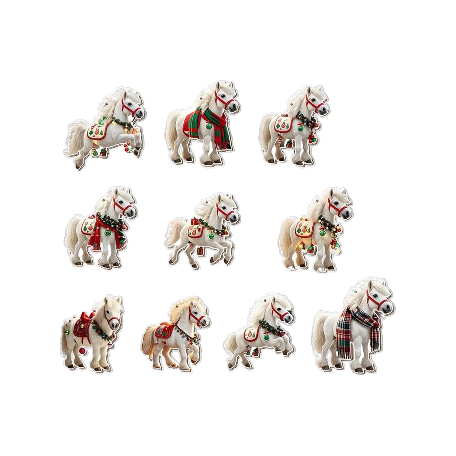 2D Horse Ornaments – 10-Piece Set, Hanging Decorations, Suitable For Holidays, Farmhouses, And Window Displays (10pcs) One Size
2D Horse Ornaments – 10-Piece Set, Hanging Decorations, Suitable For Holidays, Farmhouses, And Window Displays (10pcs) One Size