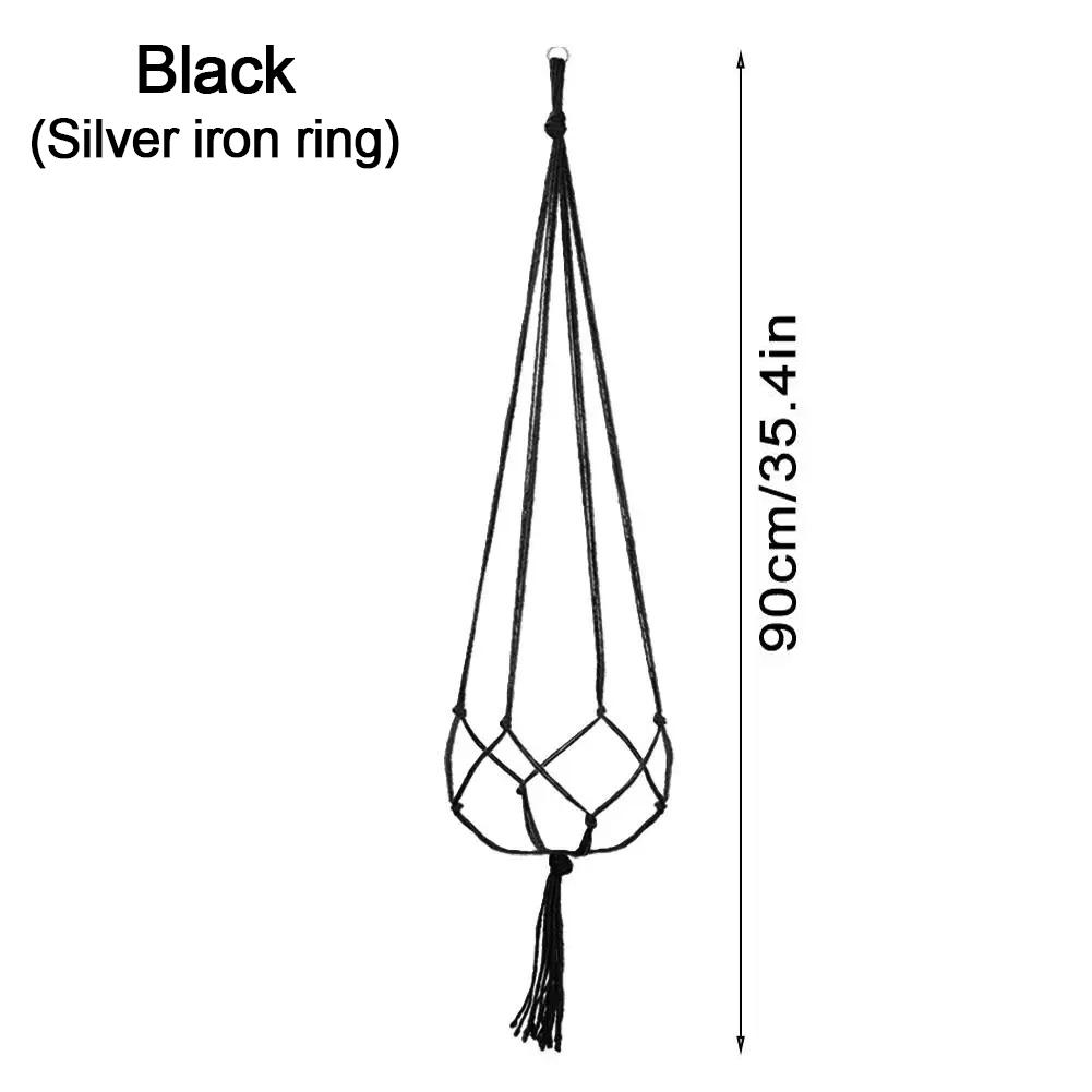 Hanging Plant Pot Hanging Basket Vases with Hook Creative Macrame Suspension Plant Planters for Hanging Flower Pot Net чорний
Hanging Plant Pot Hanging Basket Vases with Hook Creative Macrame Suspension Plant Planters for Hanging Flower Pot Net чорний