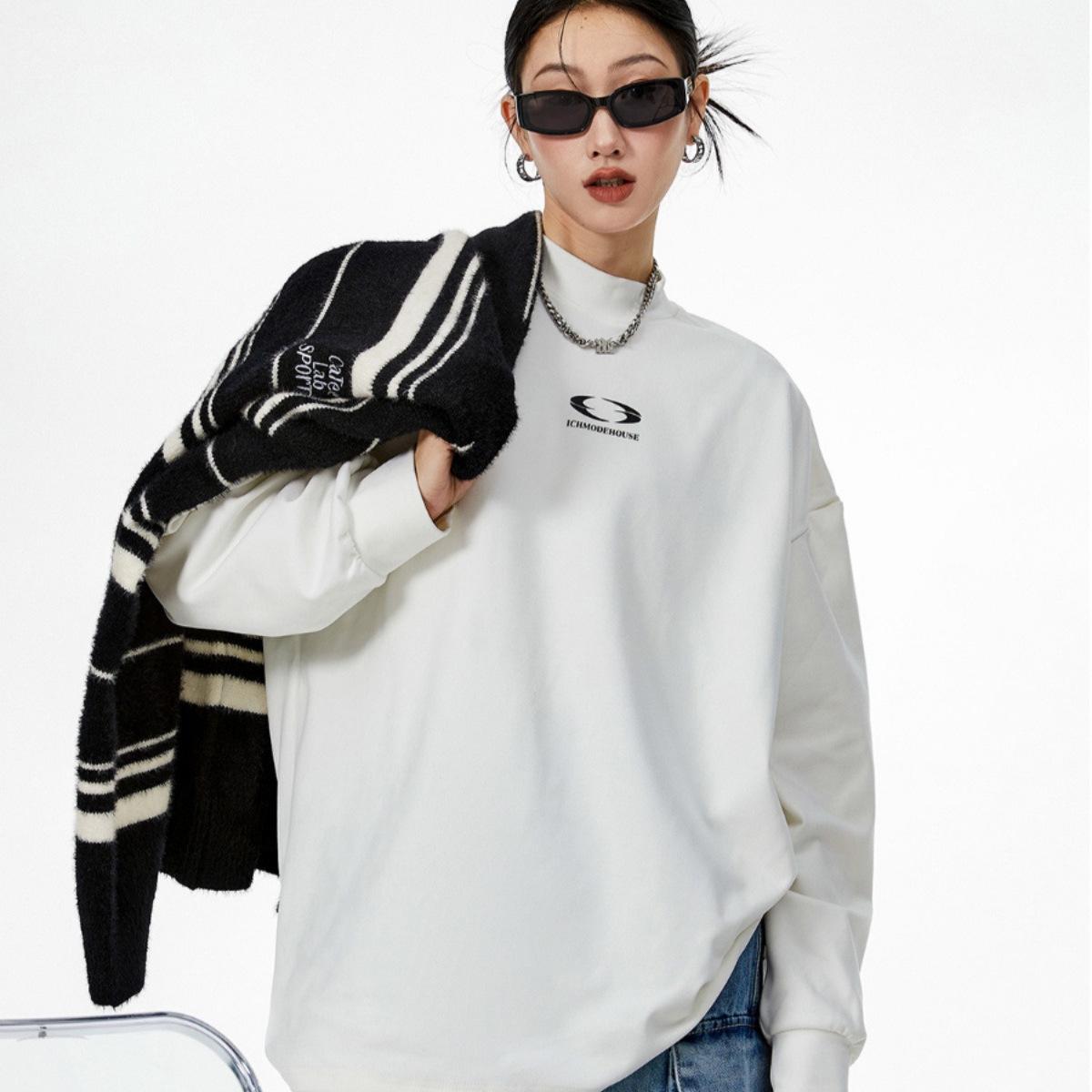 American Retro Semi-High Neck Loose Couple Style Long Sleeve Warm Top 2024 Medium темно-серого
American Retro Semi-High Neck Loose Couple Style Long Sleeve Warm Top 2024 Medium темно-серого