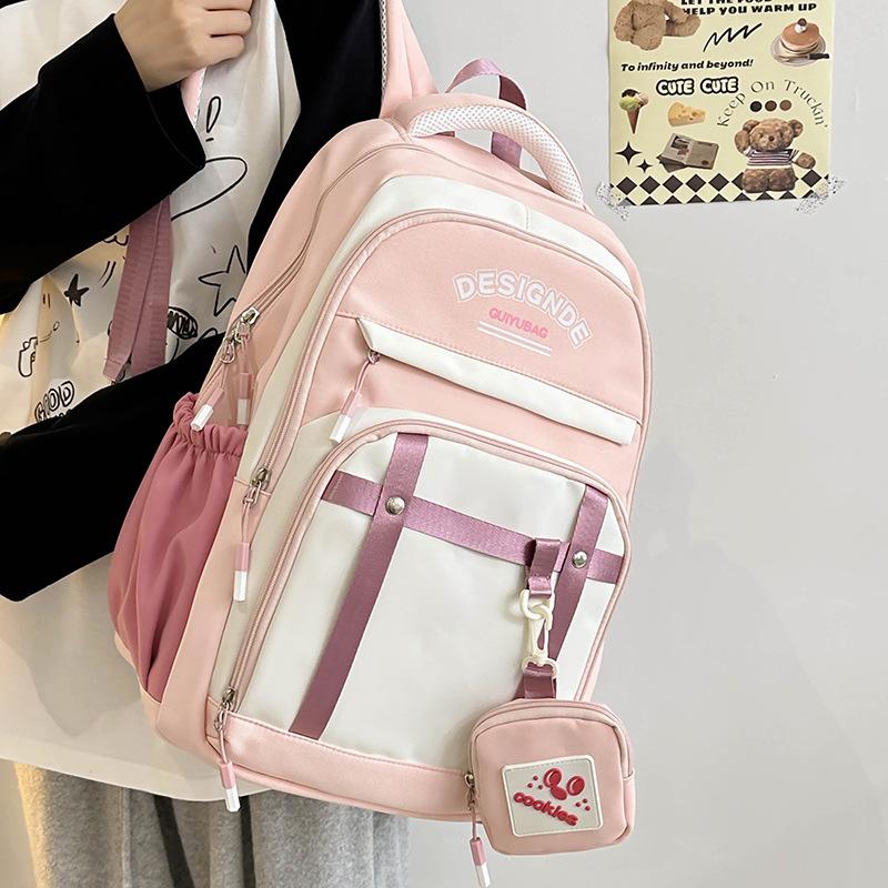 Schoolbag for Middle School Students Lightweight Simple Large Capacity Backpack for High School Students College Students Japanese Ins Backpack
Schoolbag for Middle School Students Lightweight Simple Large Capacity Backpack for High School Students College Students Japanese Ins Backpack
