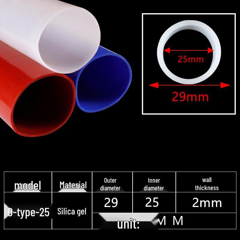 Silicone Temperature-Resistant Flexible Connector Hose - Red & White, Large Diameter, Special-Shaped Tube
Silicone Temperature-Resistant Flexible Connector Hose - Red & White, Large Diameter, Special-Shaped Tube