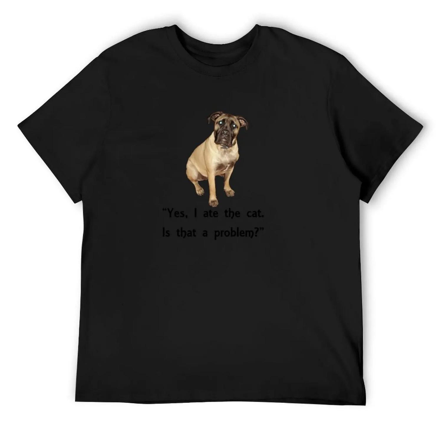 Bull Mastiff eats family cat T-Shirt anime shirt for a boy basketball graphic tees cotton graphic tees men t shirts XXXXXL чорний
Bull Mastiff eats family cat T-Shirt anime shirt for a boy basketball graphic tees cotton graphic tees men t shirts XXXXXL чорний