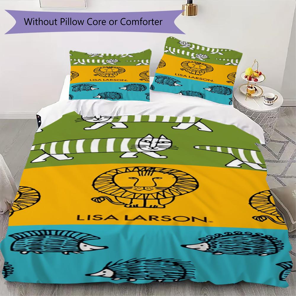 Lisa Larson Pattern Bedding uilt Set uilt Cover Pillowcase Home Decoration Birthday Gift (1 * duvet cover + 2 * pillowcase without core)67 135x200cm
Lisa Larson Pattern Bedding uilt Set uilt Cover Pillowcase Home Decoration Birthday Gift (1 * duvet cover + 2 * pillowcase without core)67 135x200cm