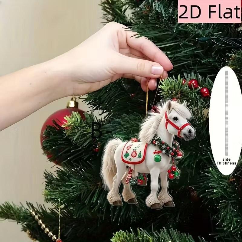 2D Різдвяні підвіски - ідеальні святкові декоративні підвіски та подарунки для любителів домашніх тварин One Size білий
2D Різдвяні підвіски - ідеальні святкові декоративні підвіски та подарунки для любителів домашніх тварин One Size білий