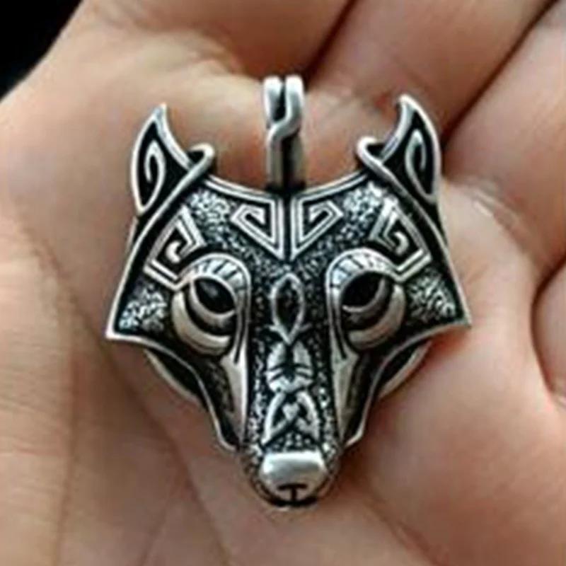 Vintage Jewellery Tibetan Silver Wolf Head Pendant Necklace for Men Amulet Animal Viking Jewelry Collar Hombre Creative Gifts
Vintage Jewellery Tibetan Silver Wolf Head Pendant Necklace for Men Amulet Animal Viking Jewelry Collar Hombre Creative Gifts