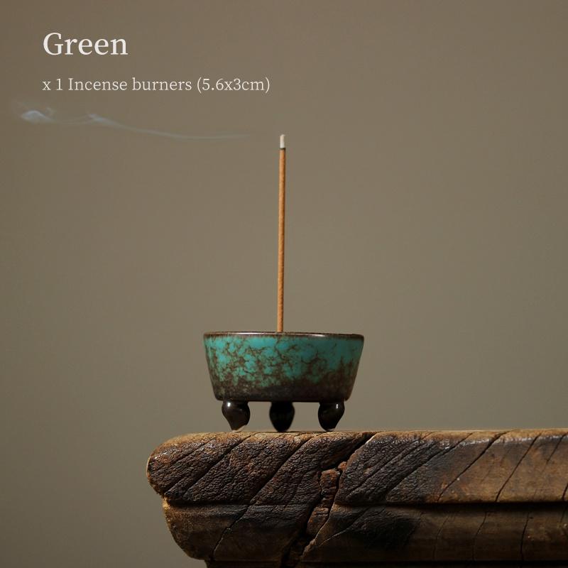 Керамічна піч для пахощів у японському стилі, з ефектом зміни глазурі, тринога підставка для пахощів, кімнатна аромалампа зелений
Керамічна піч для пахощів у японському стилі, з ефектом зміни глазурі, тринога підставка для пахощів, кімнатна аромалампа зелений
