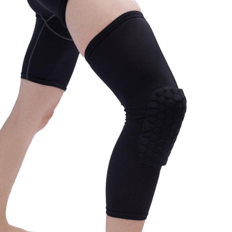 Профессиональные длинные компрессионные рукава для ног, поддержка колена, защитное спортивное снаряжение, сотовые баскетбольные наколенники 
Профессиональные длинные компрессионные рукава для ног, поддержка колена, защитное спортивное снаряжение, сотовые баскетбольные наколенники