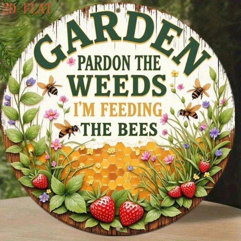 Metal Wall Decor 8 Inch Aluminum Garden Sign Save The Bees Gift
Metal Wall Decor 8 Inch Aluminum Garden Sign Save The Bees Gift
