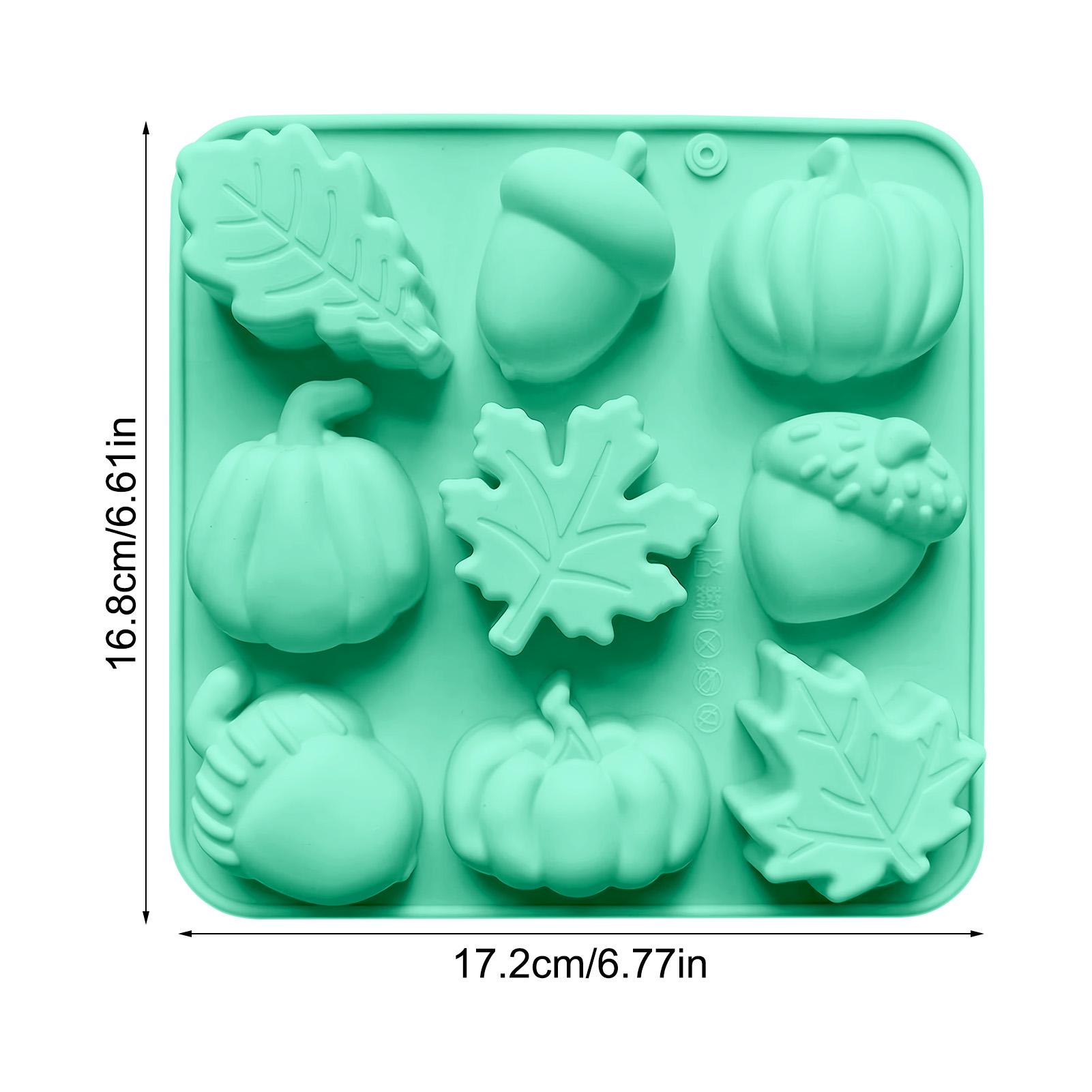 18-Cavity Fall Silicone Molds Pumpkin Pine Cone Maple Leaves Soap Candle Chocolate Craft Autumn Halloween Thanksgiving Decor
18-Cavity Fall Silicone Molds Pumpkin Pine Cone Maple Leaves Soap Candle Chocolate Craft Autumn Halloween Thanksgiving Decor