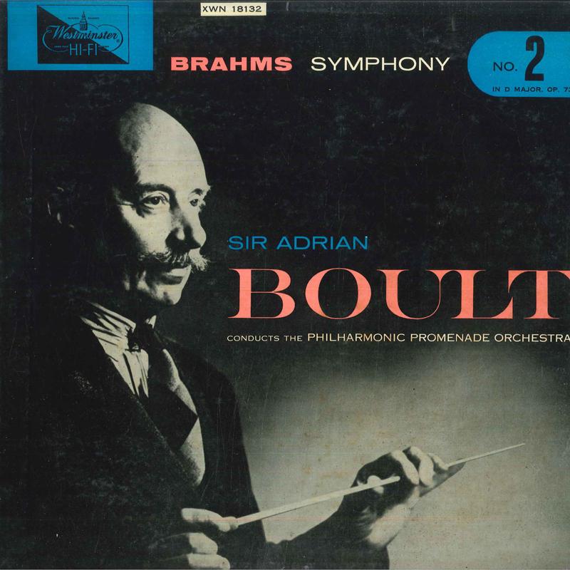 LP Record BRAHMS, SIR ADRIAN BOULT, PHILHARMO - Symphony No.2 In D Major. Op. 73 XWN18132 WESTMINSTER 1956 US Classical Used
LP Record BRAHMS, SIR ADRIAN BOULT, PHILHARMO - Symphony No.2 In D Major. Op. 73 XWN18132 WESTMINSTER 1956 US Classical Used