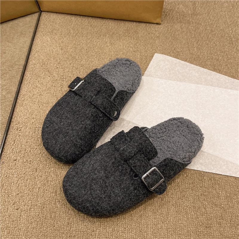 Woolen plush half-mop cotton shoes for women s 2025 winter new bag head Mao Mao slippers fashionable thick-soled warm Birkenstock 35
Woolen plush half-mop cotton shoes for women s 2025 winter new bag head Mao Mao slippers fashionable thick-soled warm Birkenstock 35
