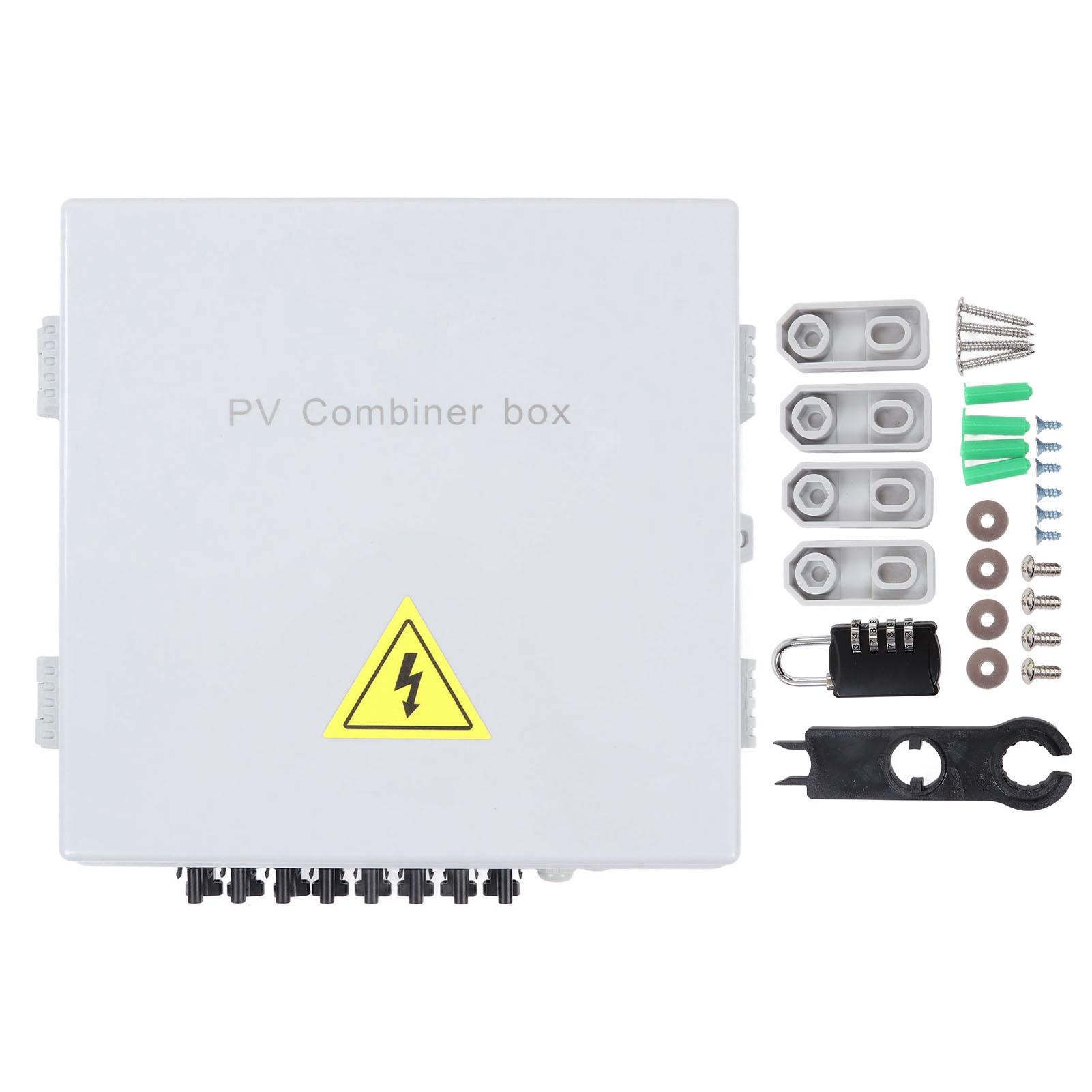 PV Combiner Box 8 String Solar DC Circuit Breaker with 10A Rated Current Fuse for Off Grid Solar Pow
PV Combiner Box 8 String Solar DC Circuit Breaker with 10A Rated Current Fuse for Off Grid Solar Pow