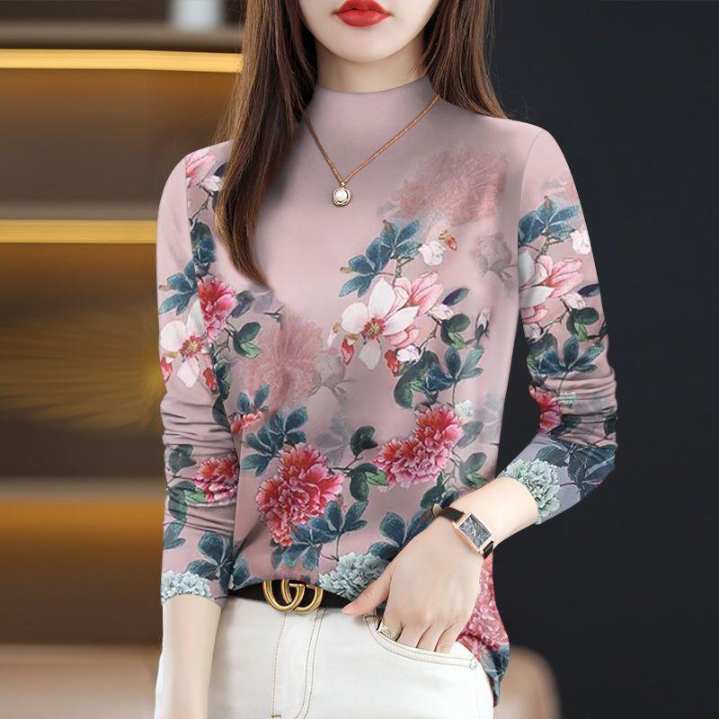Fashionable Fleece-Lined Long-Sleeve T-Shirt for Middle-Aged and Elderly Women - Loose, Slimming, Flesh-Covering Base Layer. M (suggested 80-95 jin)
Fashionable Fleece-Lined Long-Sleeve T-Shirt for Middle-Aged and Elderly Women - Loose, Slimming, Flesh-Covering Base Layer. M (suggested 80-95 jin)