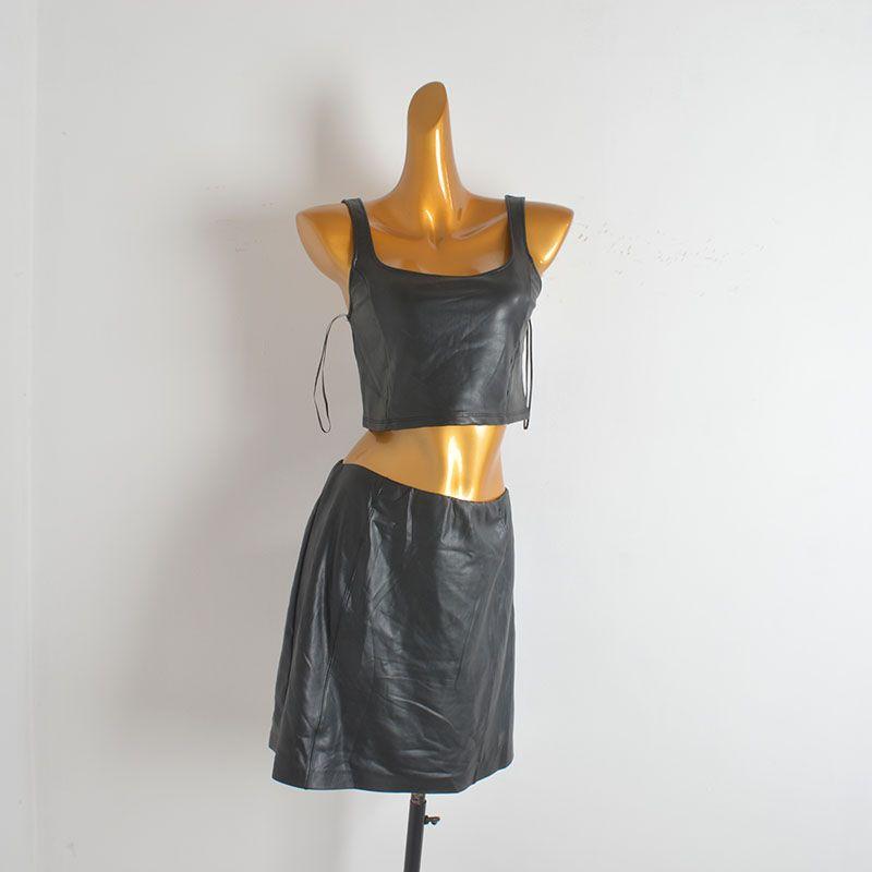 Экспорт Одиночный Сексуальный Сексуальный Стиль Кожаный Топ-Майка Женский Весна и Лето Новое Поступление Высокая Талия Похудение Все-Сочетающийся Юбочный Костюм Black(Suit) S
Экспорт Одиночный Сексуальный Сексуальный Стиль Кожаный Топ-Майка Женский Весна и Лето Новое Поступление Высокая Талия Похудение Все-Сочетающийся Юбочный Костюм Black(Suit) S