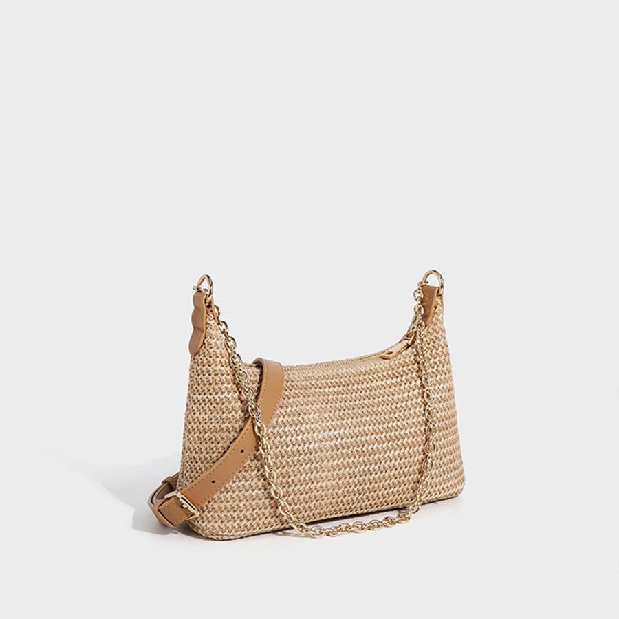 Women Woven Straw Bag Tote Female Handbag Large Capacity Chians Shoulder Bag Solid Color Simple Weaving Bags Ladies Summer Daily 26x9x13cm хаки
Women Woven Straw Bag Tote Female Handbag Large Capacity Chians Shoulder Bag Solid Color Simple Weaving Bags Ladies Summer Daily 26x9x13cm хаки