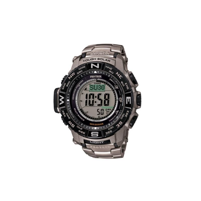 Casio Temperature, Pressure and Altitude Measurement LED Light Solar Powered Six Stations Radio Wave Waterproof and Shockproof Quartz PRW3500T-7 серый
Casio Temperature, Pressure and Altitude Measurement LED Light Solar Powered Six Stations Radio Wave Waterproof and Shockproof Quartz PRW3500T-7 серый