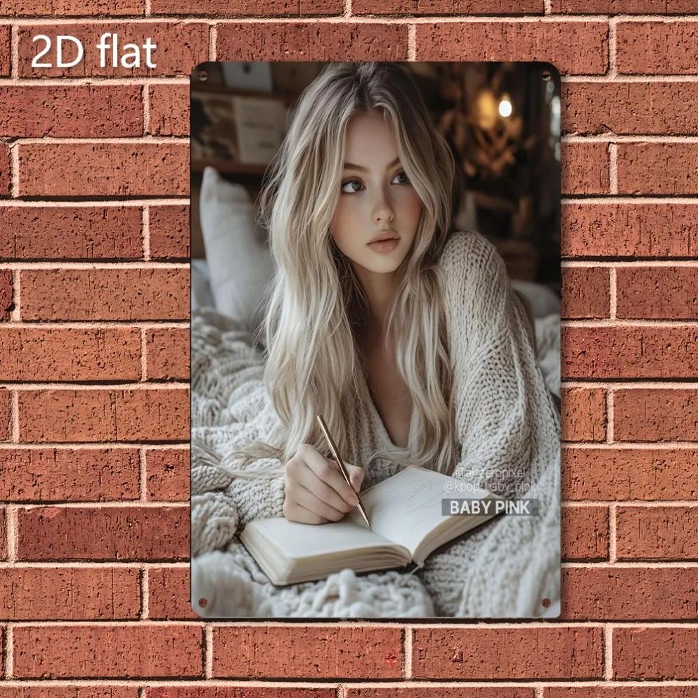 Metal Wall Art Blonde Lady Writing Iron Sign Weatherproof Indoor Outdoor Decor 20x30cm
Metal Wall Art Blonde Lady Writing Iron Sign Weatherproof Indoor Outdoor Decor 20x30cm