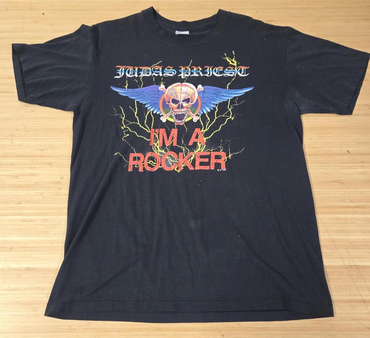 Vintage Judas Priest Shirt Mens XL Black 1988 I m A Rocker Band 80s Ram It Down L
Vintage Judas Priest Shirt Mens XL Black 1988 I m A Rocker Band 80s Ram It Down L