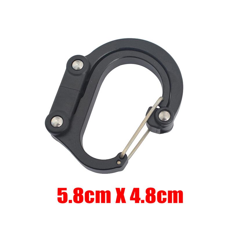 1PC Multifunctional Aluminum Alloy D-Type Utility Hooks Rotatable Quick-Hanging Carabiner Clips For Camping
1PC Multifunctional Aluminum Alloy D-Type Utility Hooks Rotatable Quick-Hanging Carabiner Clips For Camping
