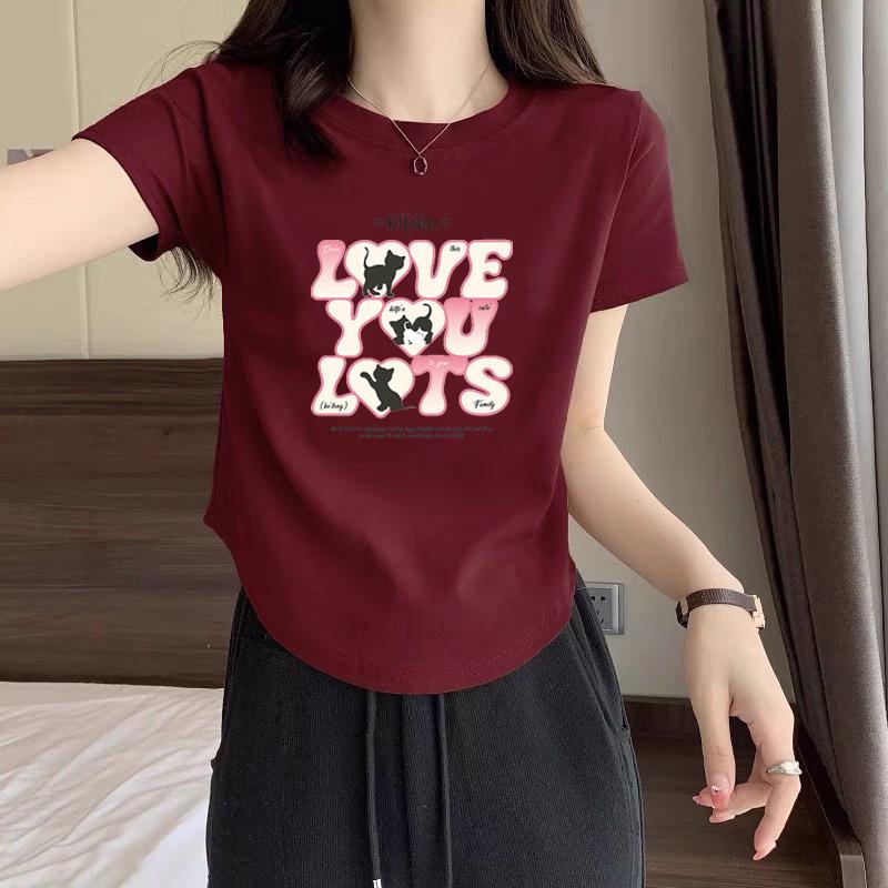 Summer cotton short-sleeved white women s T-shirt, sweet and fresh half-sleeved loose printed girly bottoming shirt tide XXL
Summer cotton short-sleeved white women s T-shirt, sweet and fresh half-sleeved loose printed girly bottoming shirt tide XXL