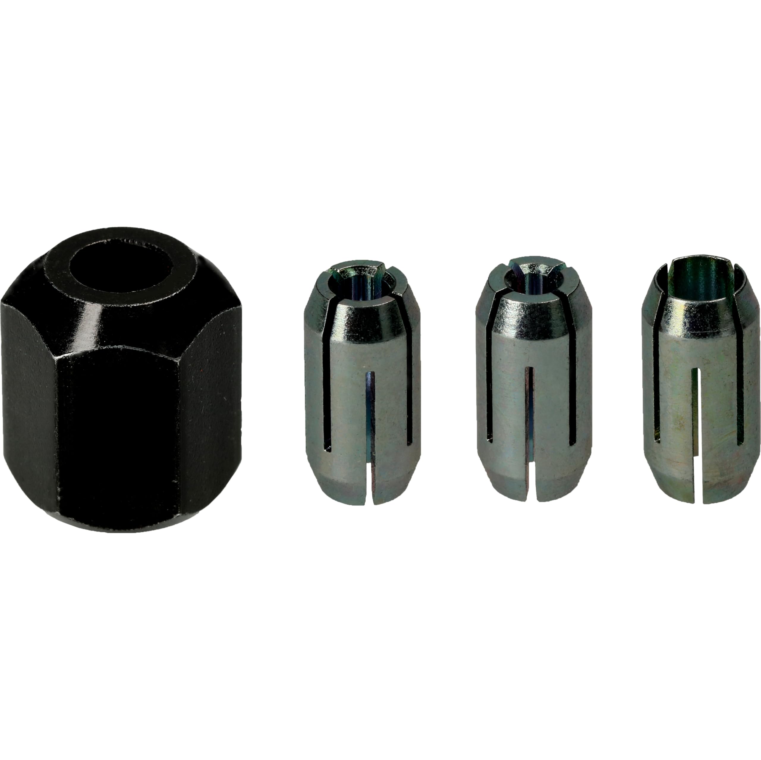 Bosch Collet Set 2608000826 3.2mm, 3.96mm, 6.35mm
Bosch Collet Set 2608000826 3.2mm, 3.96mm, 6.35mm