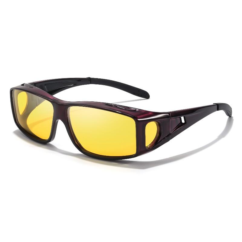 1pc night vision glasses, polarized yellow lenses, for night driving & daily use, durable. жёлтый
1pc night vision glasses, polarized yellow lenses, for night driving & daily use, durable. жёлтый