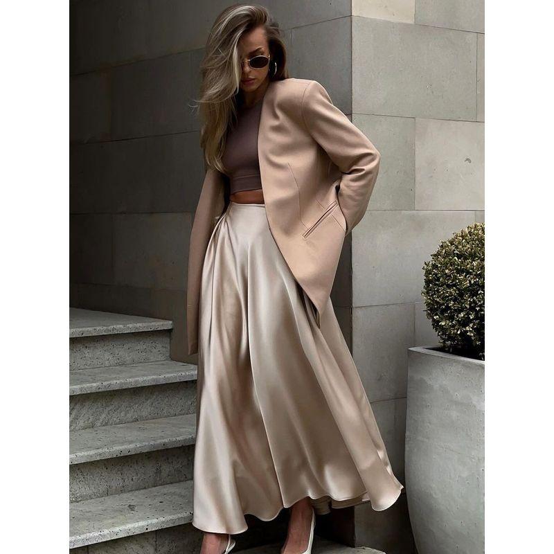 Solid Color Elastic Waist Loose Long Skirt Solid Loose Long Skirt Homogeneous code In Stock L
Solid Color Elastic Waist Loose Long Skirt Solid Loose Long Skirt Homogeneous code In Stock L
